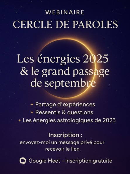 Webinaire - Cercle de paroles